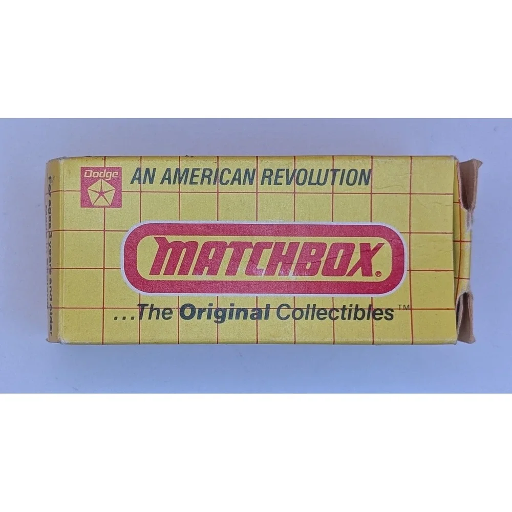 Matchbox 1984 Dodge Caravan Burgundy Diecast Car Made in England Original Box